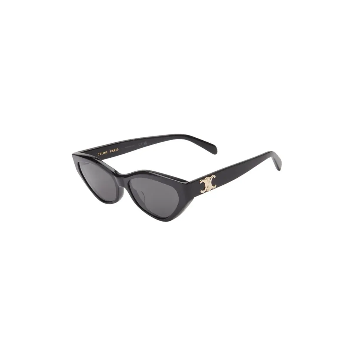 Celine Triomphe 17 56MM Cateye Sunglasses in Black with Leather Crossbody