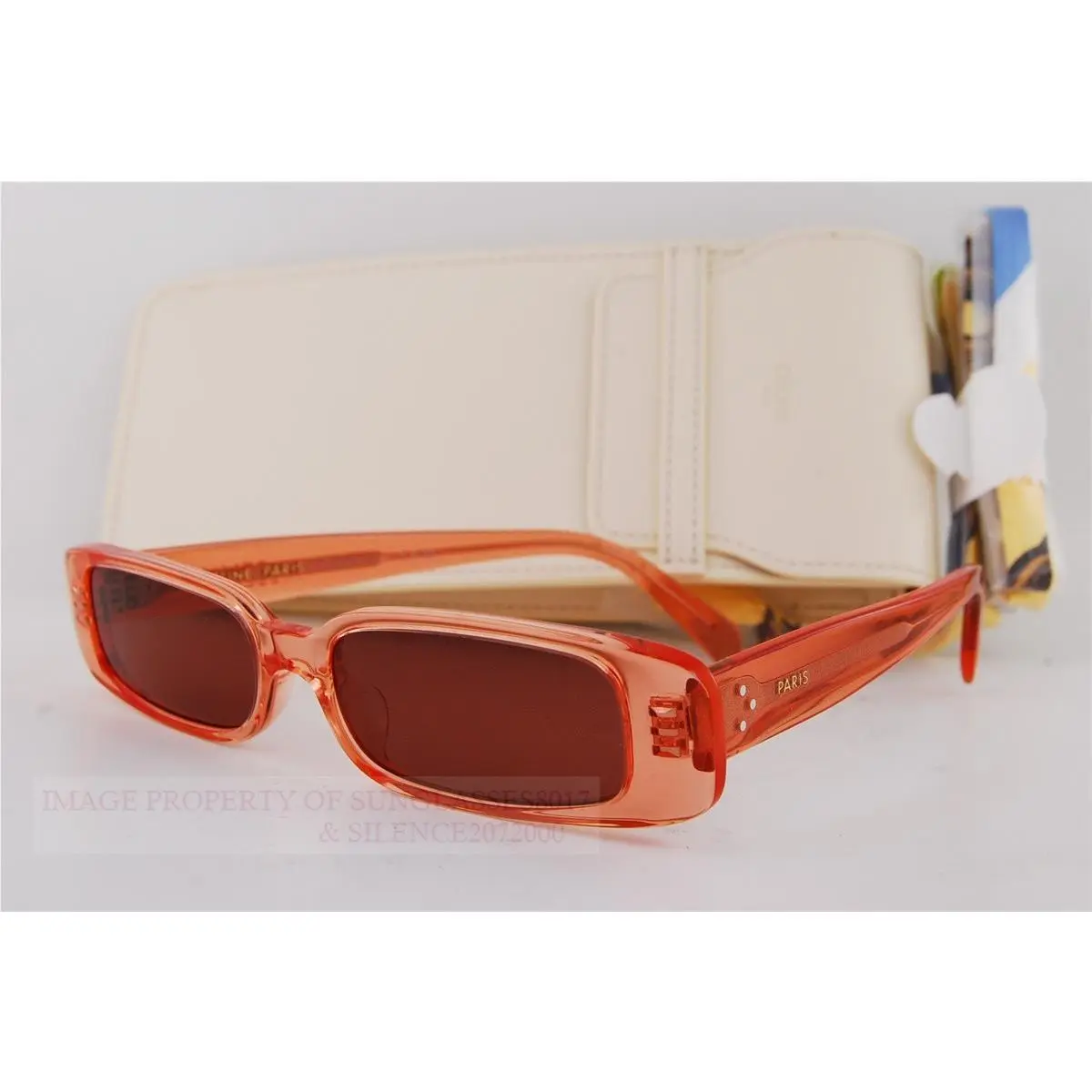 Sunglasses CL 40343U 42S Orange Pink/burgundy For Women by Celine