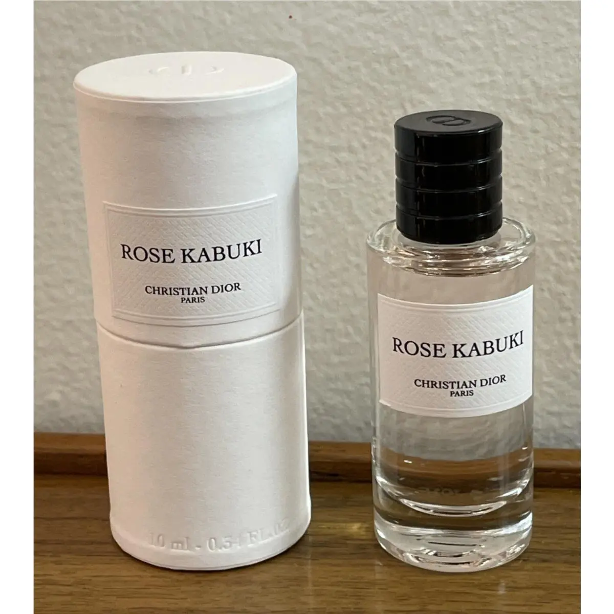 Christian  Rose Kabuki Eau de Parfum Travel Sample 10ml Deluxe Mini by Dior