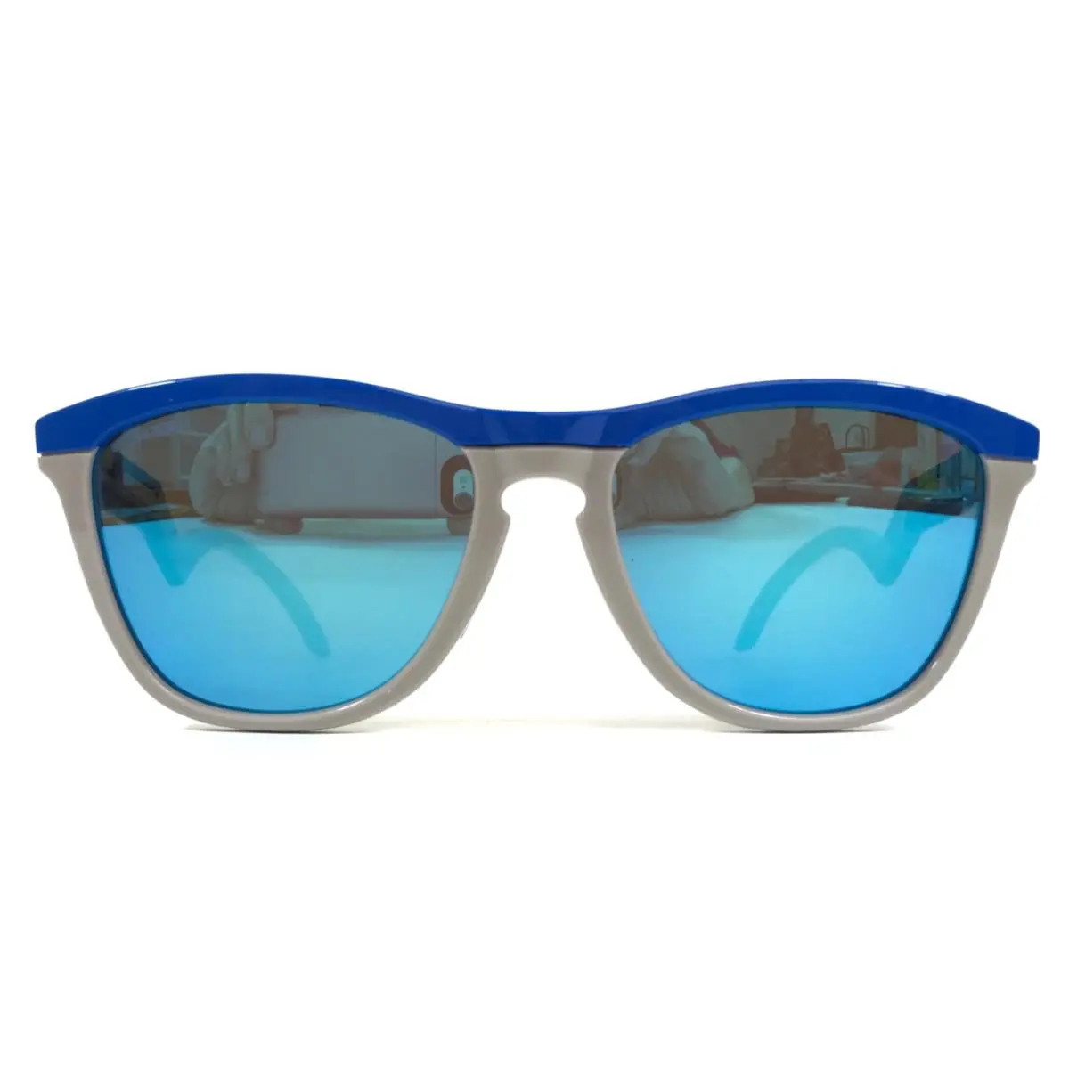 Sunglasses Frogskins Hybrid OO9289-0355 Blue/cool Grey w/ Prizm Sapphire by Oakley