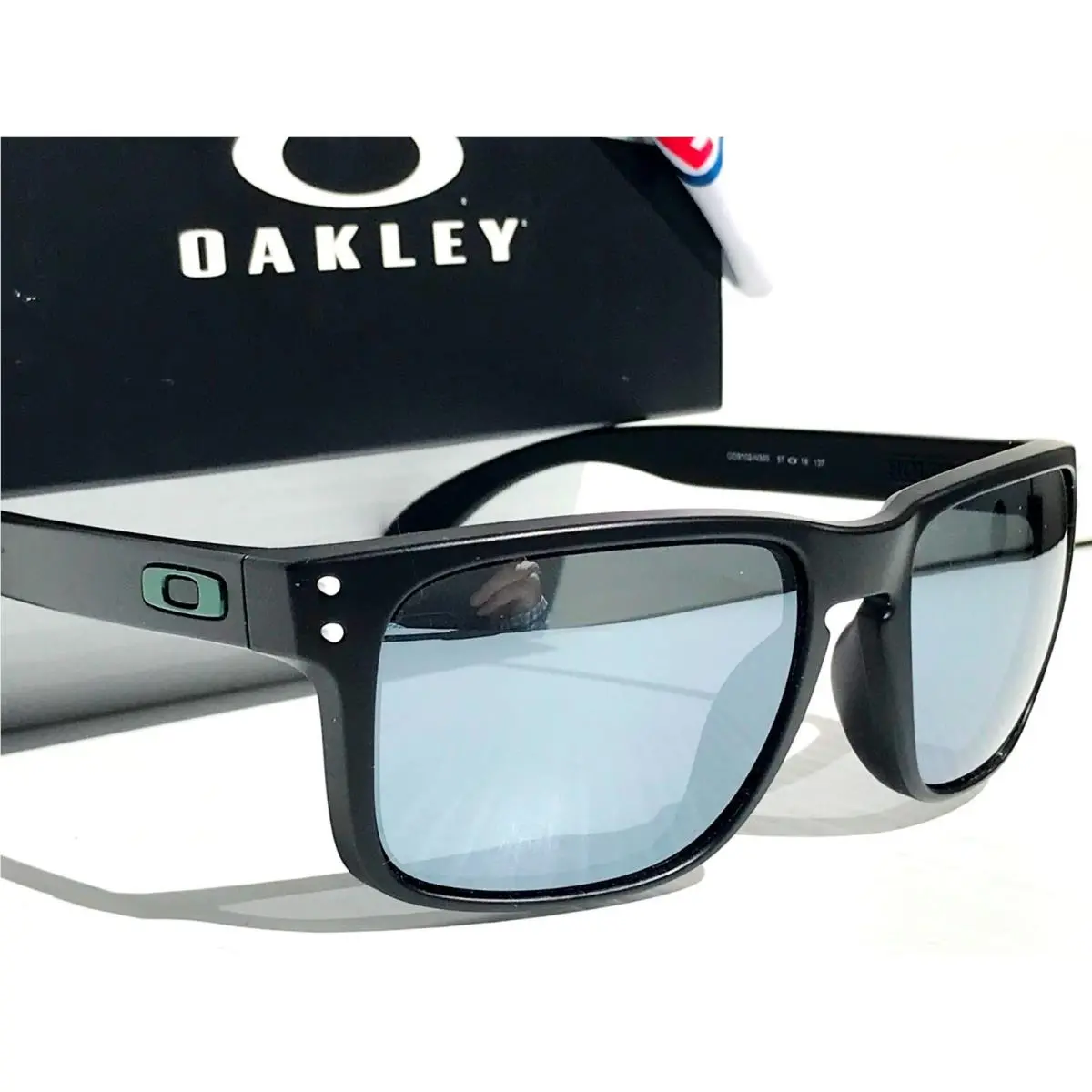 Nfl  Holbrook York Jets Polarized Galaxy Chrome Lens Sunglass 9102-N3 by Oakley