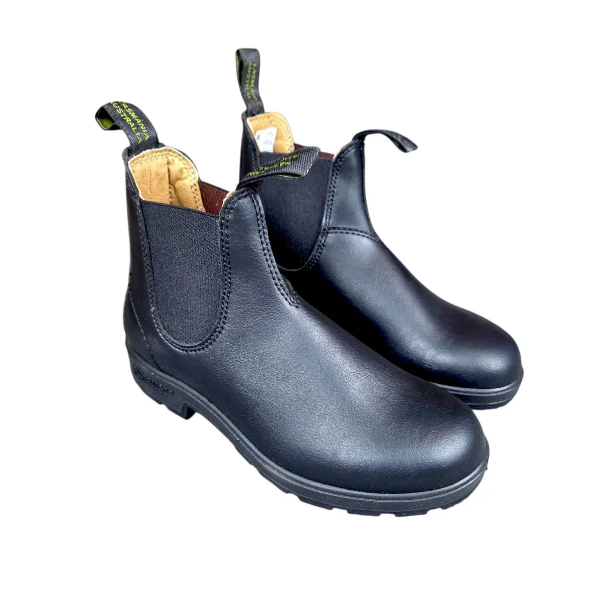 Blundstone 2115 Vegan Elastic Sided Australian Chelsea Boots Black Womens US 7.5