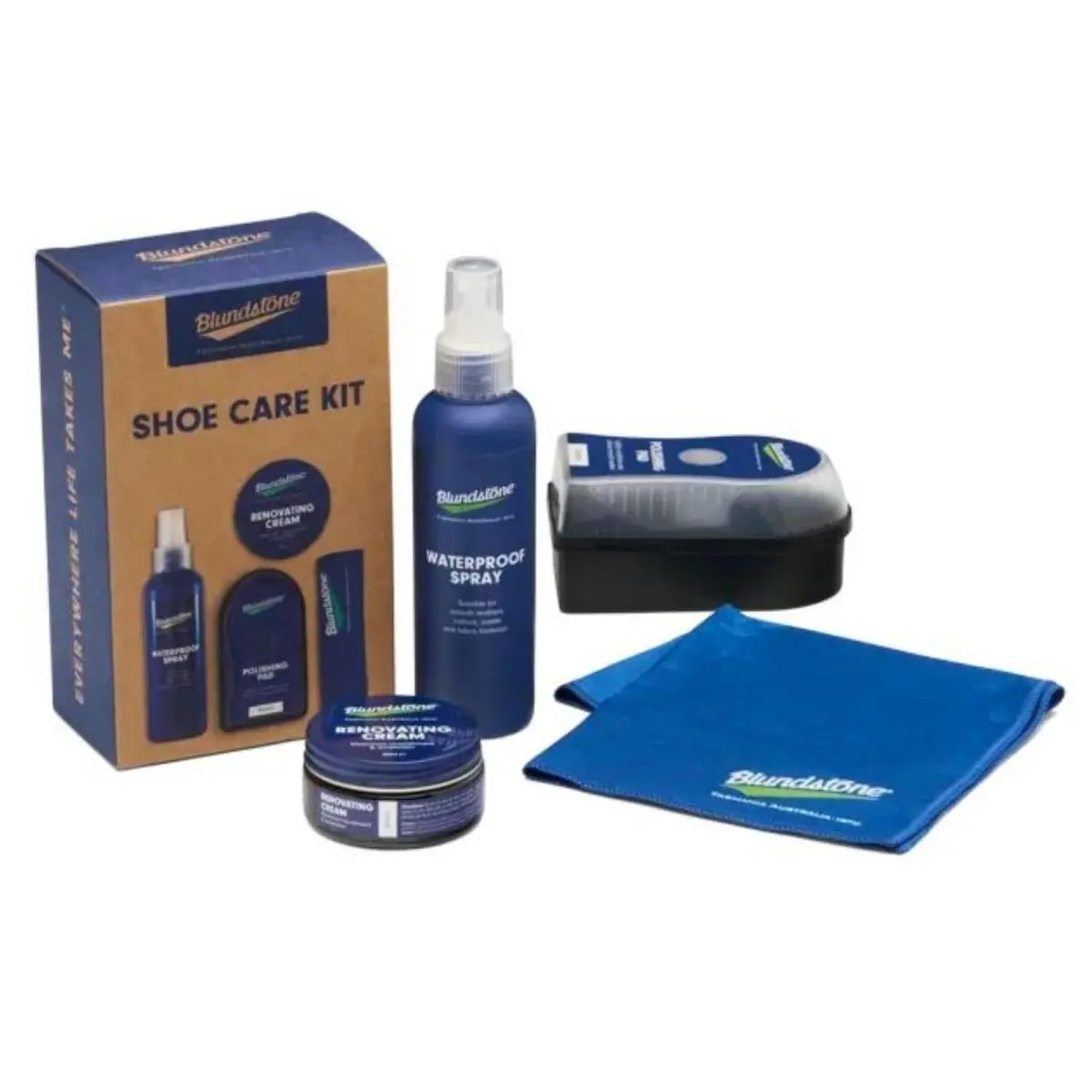 Blundstone Shoe Care Kit For Leather Boots 8211 Includes Renovating Cream Bu