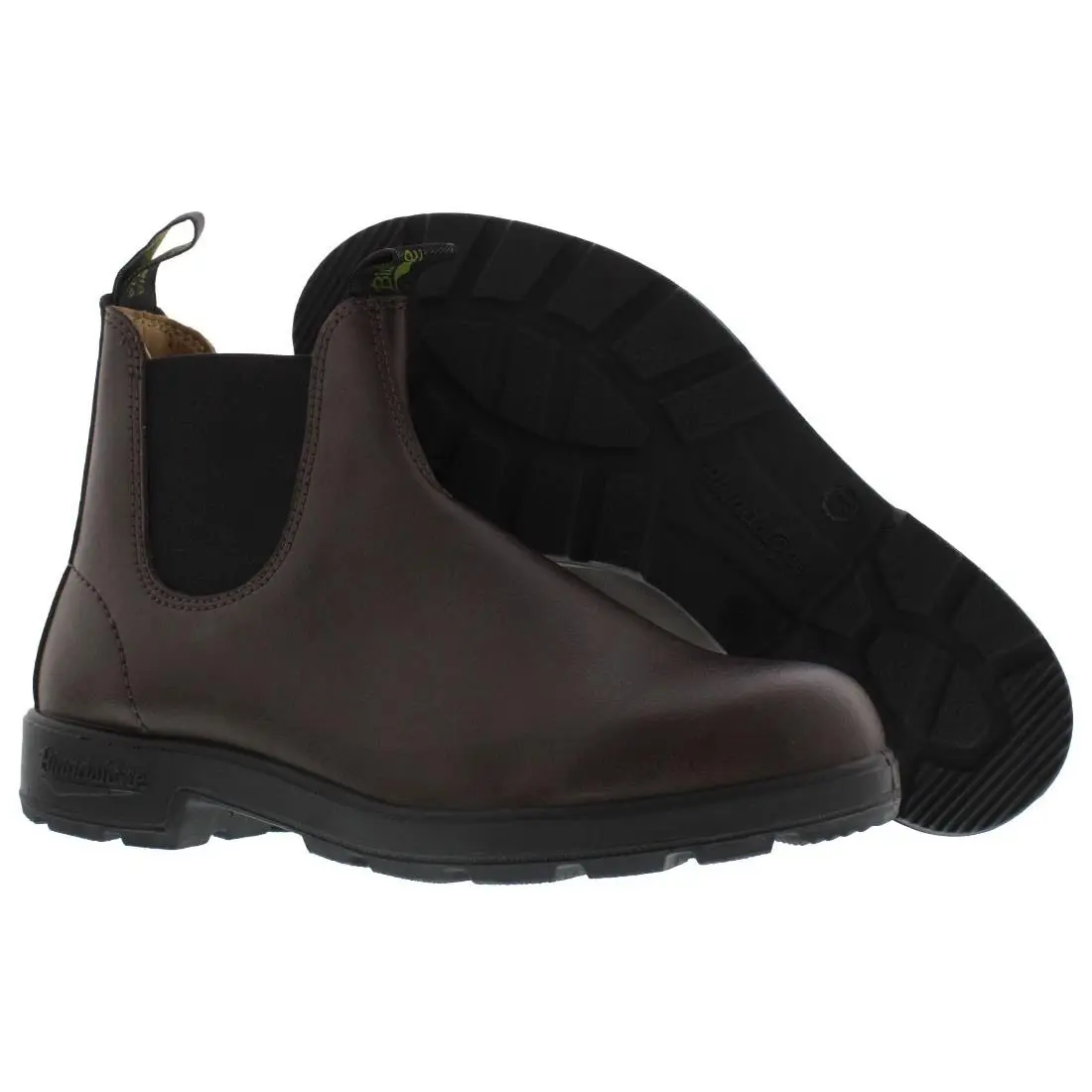 Blundstone Elastic Sided Vegan Boot Leather Mens Shoes Size 9.5 Color: Brown