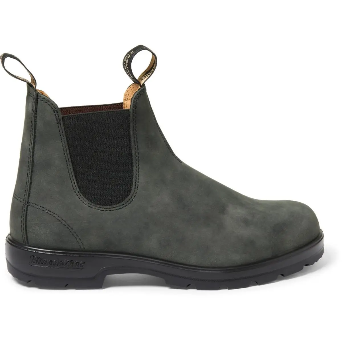 Women’s Blundstone 587 Classic Chelsea Leather Boots Rustic Black Size 7.5
