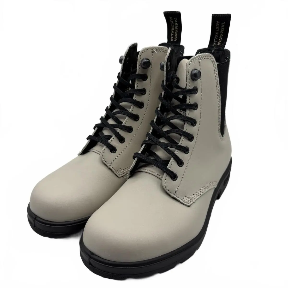 Blundstone 2324 Originals Lace Up Leather Chelsea Boots Oat Women Size 6