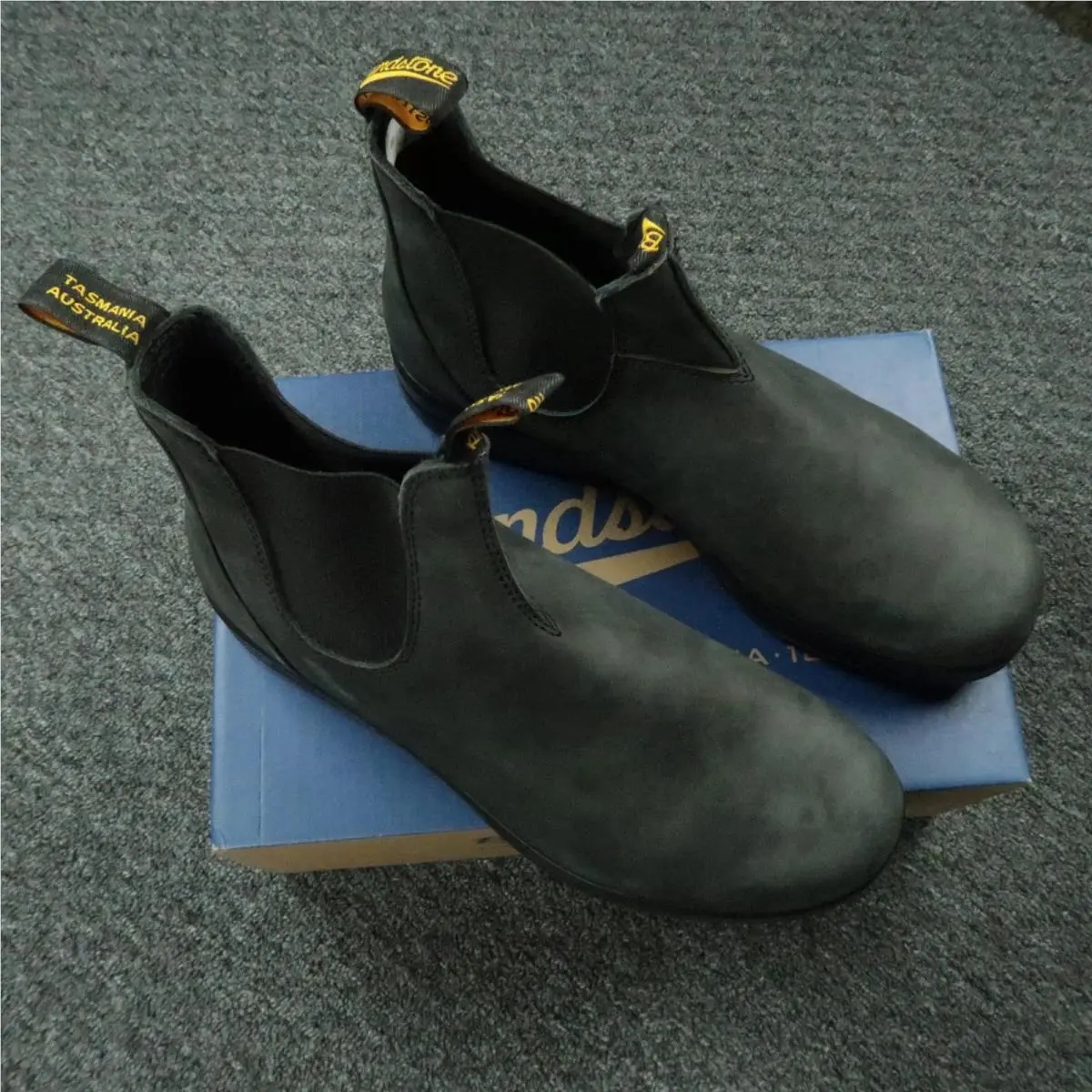 Blundstone Boots Mens 11.5 Rustic Black All Terrain Elastic Sided Australia