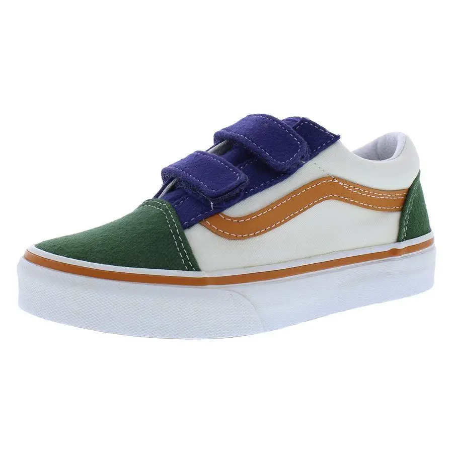 Vans shoes - Twill Block Multi Colored/True White, Main: Multi-Colored 8