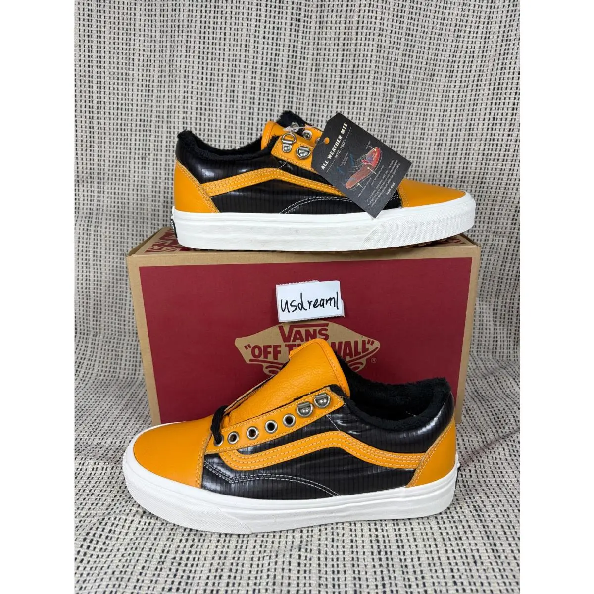 Old Skool Mte Mens Orange Skate Inspired Shoe VN0A348F2NF by Vans