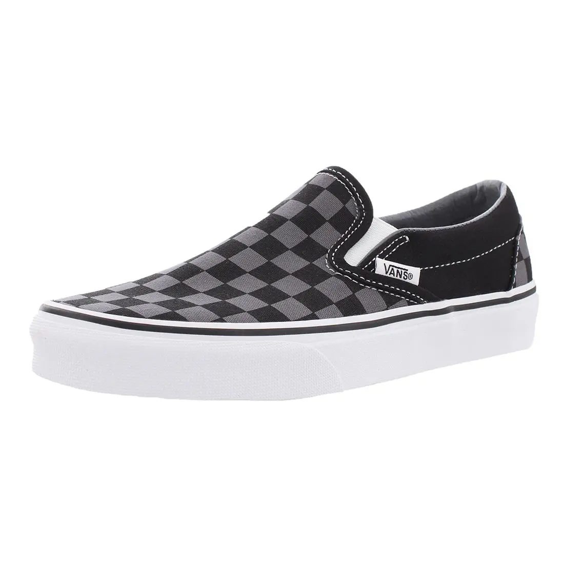 Vans shoes - Black/Pewter Checkerboard, Main: Black 2
