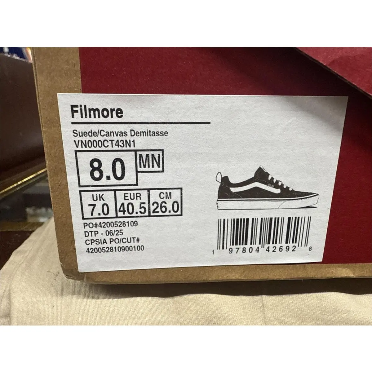 Vans shoes - VANS Filmore - Filmore - VN000CT43N1 - Brown (UPC: 0197804426928) 5