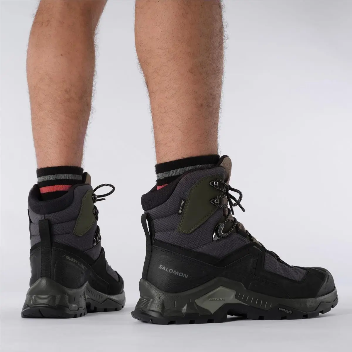 Salomon shoes - Lg5640$ - Lg5640$ - Black/Deep Lichen Green/Olive Night (UPC: 193128730642) 6