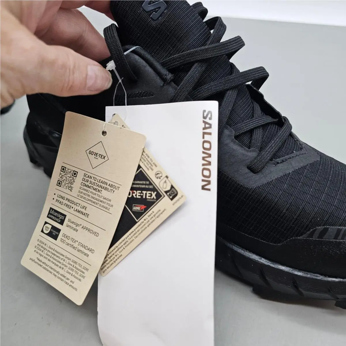 Salomon shoes - Alphacross 5 GTX - Alphacross GTX - Black 1