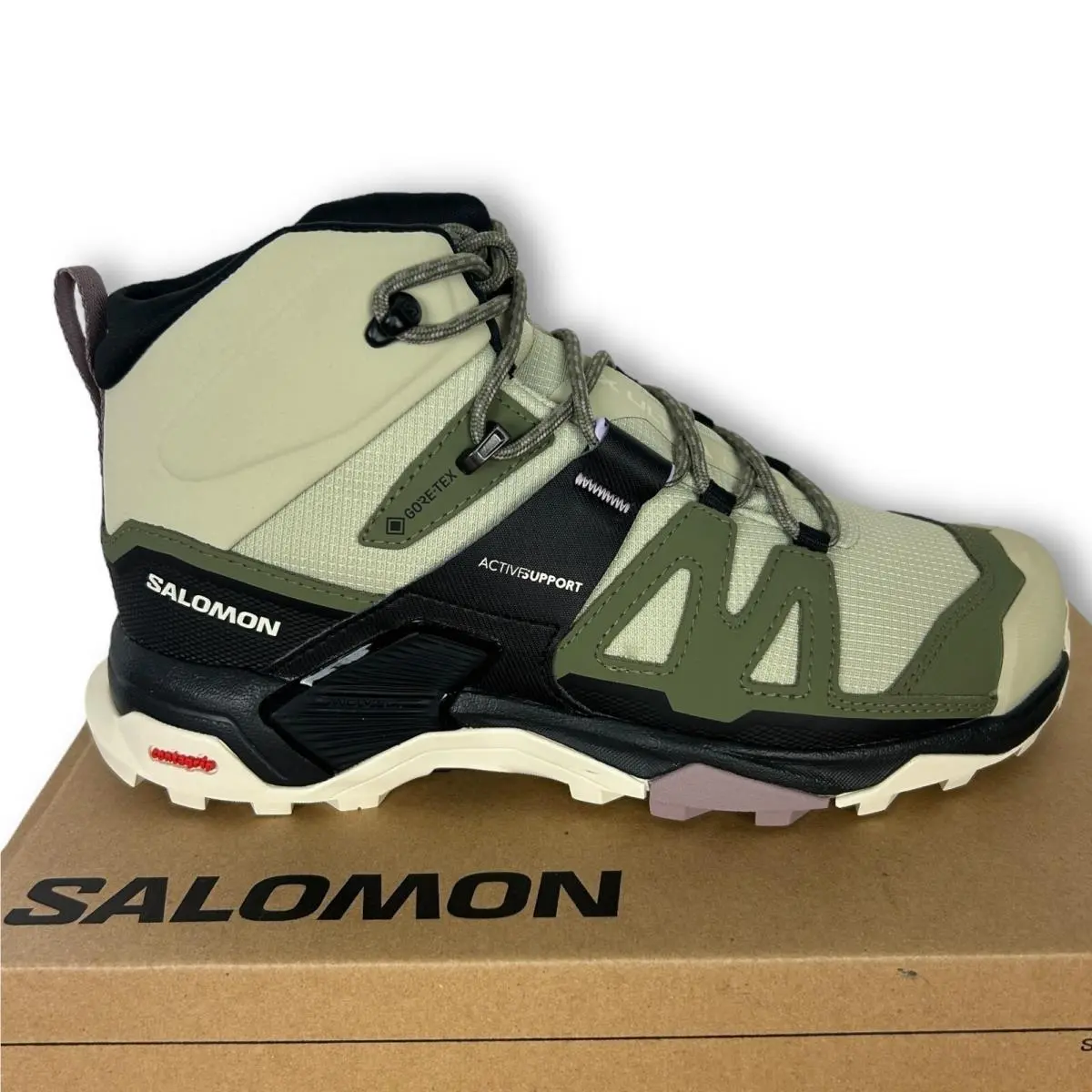 Salomon X Ultra 4 Mid Gtx Gore Tex Womens 10.5 EU 43.33 Hiking Boots Green