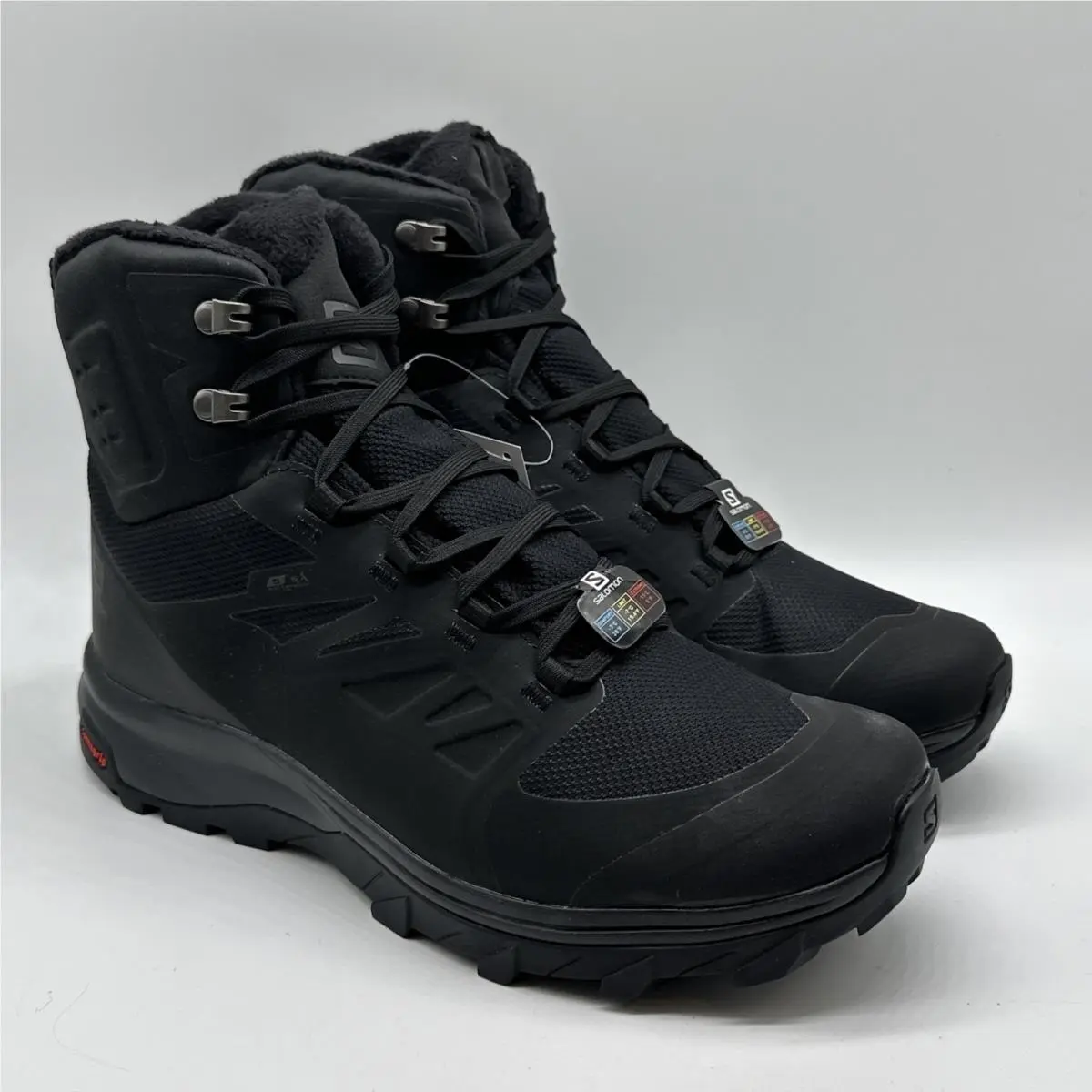 Salomon Outblast TS Cswp Snow Boots Men’s US 8.5 Eur 42 Black 409223