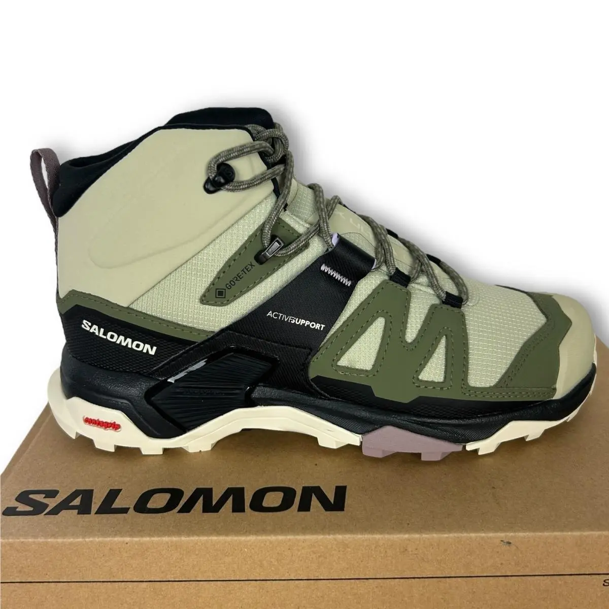 Salomon X Ultra 4 Mid Gtx Gore Tex Womens 11 EU 44 Hiking Boots Green