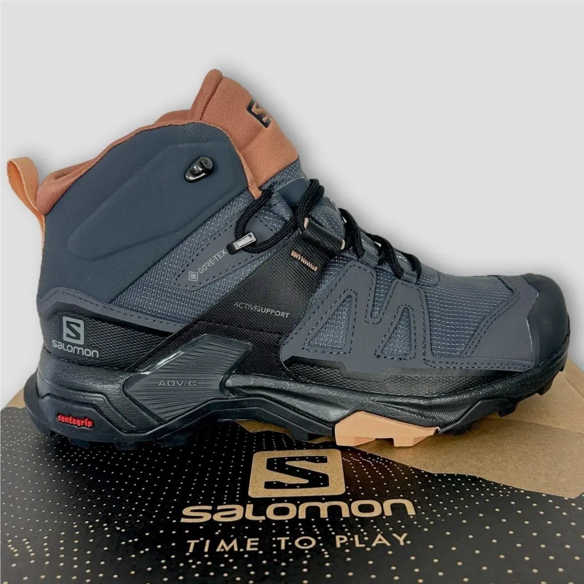 Salomon X Ultra 4 Mid Gtx Gore Tex Womens 9 EU 41.33 Hiking Boots Grey