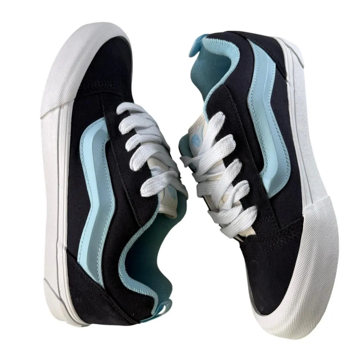 Vans Knu Skool Retro Sport Blue Sneakers Youth Size 7