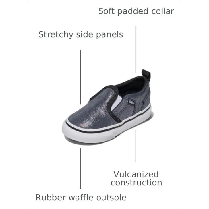 Vans shoes - VN000DBF - VN000DBF - Shimmer Black (UPC: 197805938451) 5