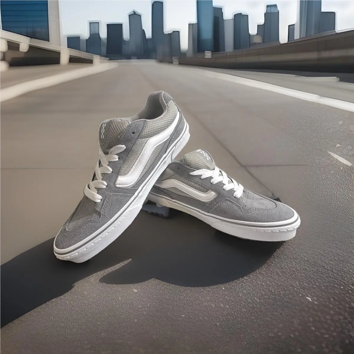 Vans shoes - VANS Drizzle - Drizzle - VN0007P9KAQ - Gray 8