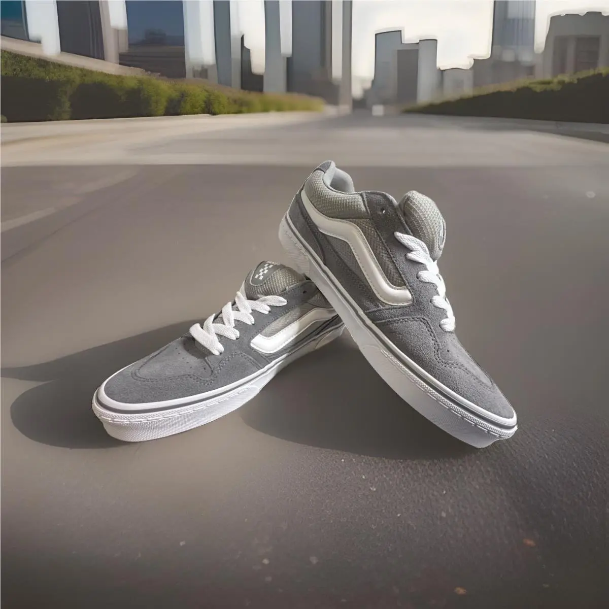 Vans shoes - VANS Drizzle - Drizzle - VN0007P9KAQ - Gray 7
