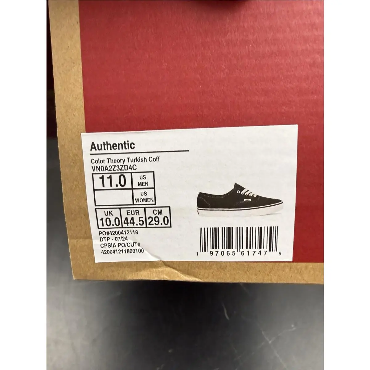 Vans shoes - VANS VN000EE3BLK - Brown 5