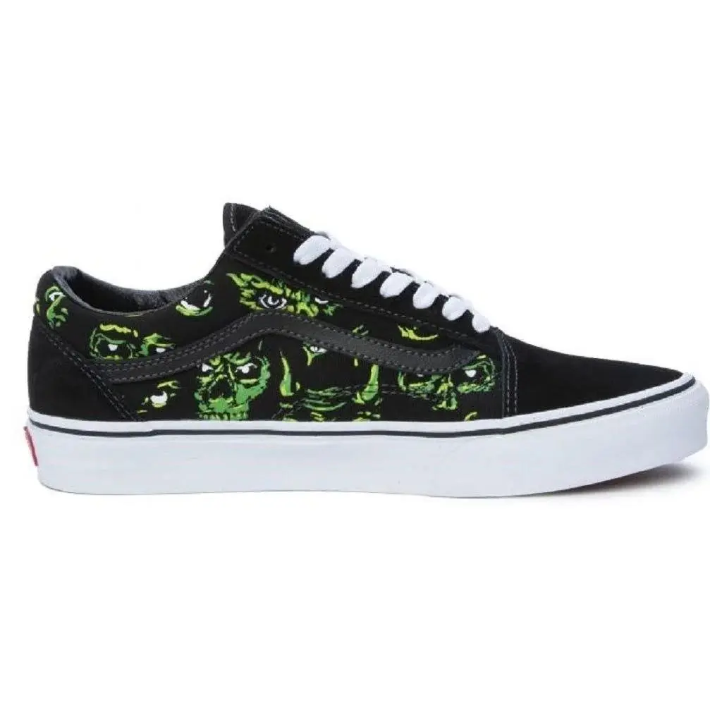 Vans Eyes in The Dark Old Skool Shoes - Black/green Size 8 Men’s 9.5 Women’s