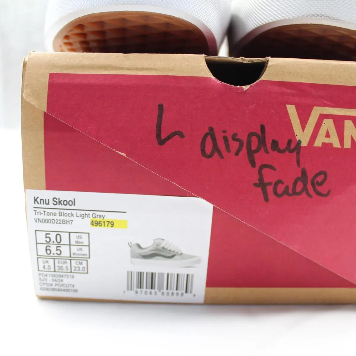 Vans shoes - VANS Knu Skool - Knu Skool - Gray 1