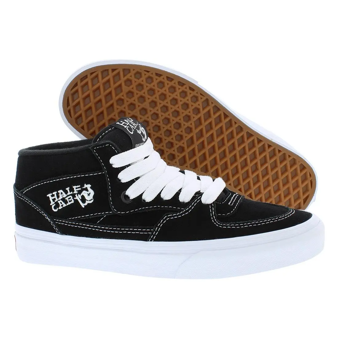 Vans Half Cab Unisex Shoes Size 5 Color: Black/grey