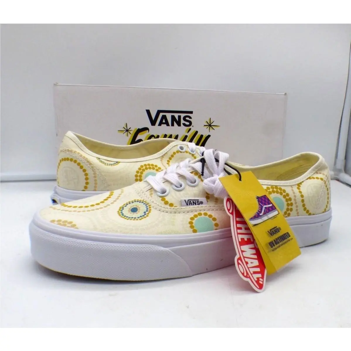 Vans shoes - Light Yellow/ multi (UPC: 196015449870) 0
