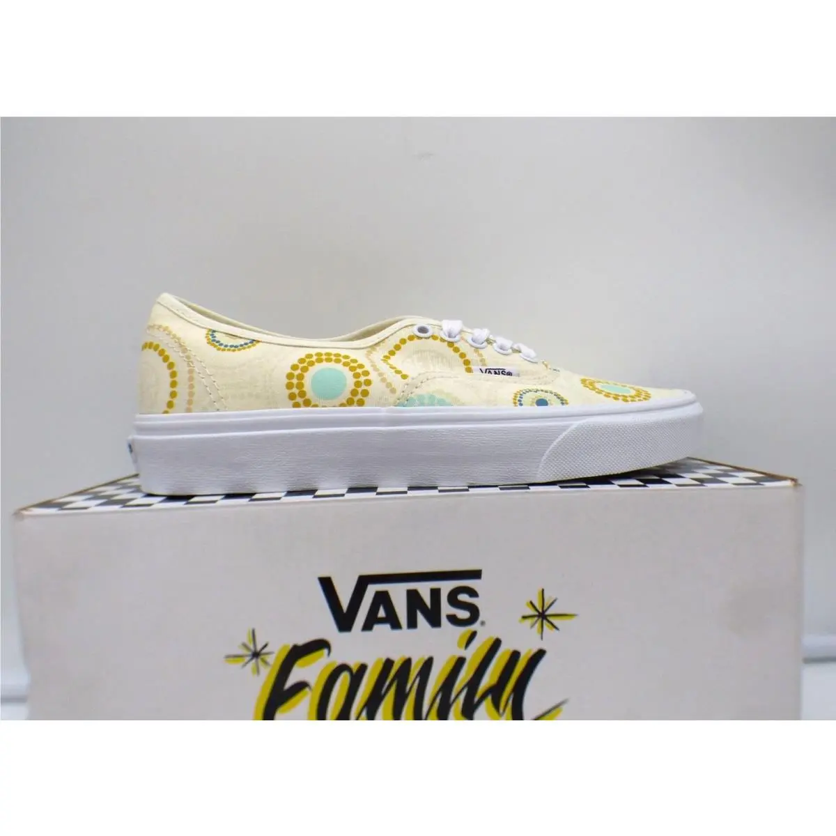 Vans shoes - Light Yellow/ multi (UPC: 196015449870) 2