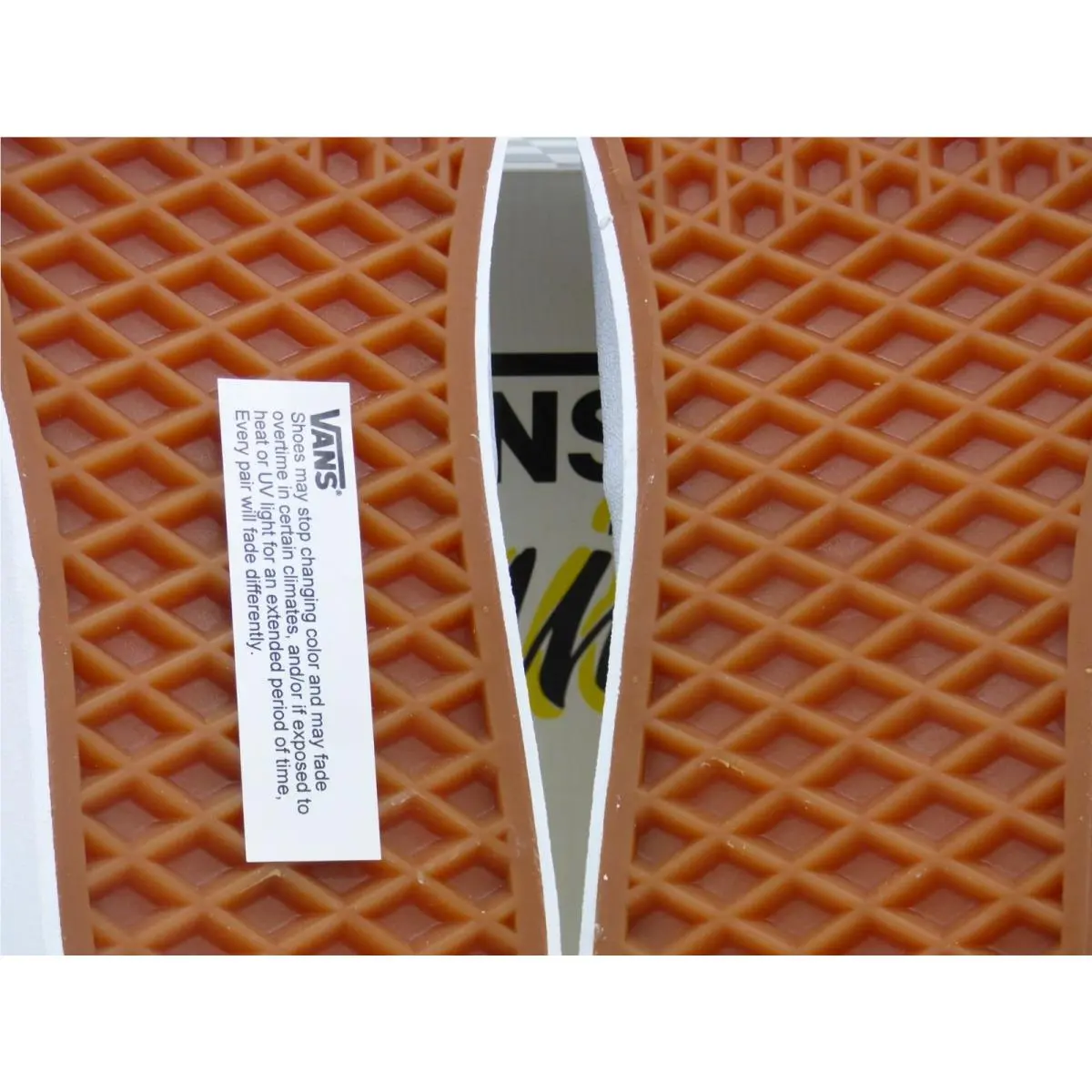 Vans shoes - Light Yellow/ multi (UPC: 196015449870) 10