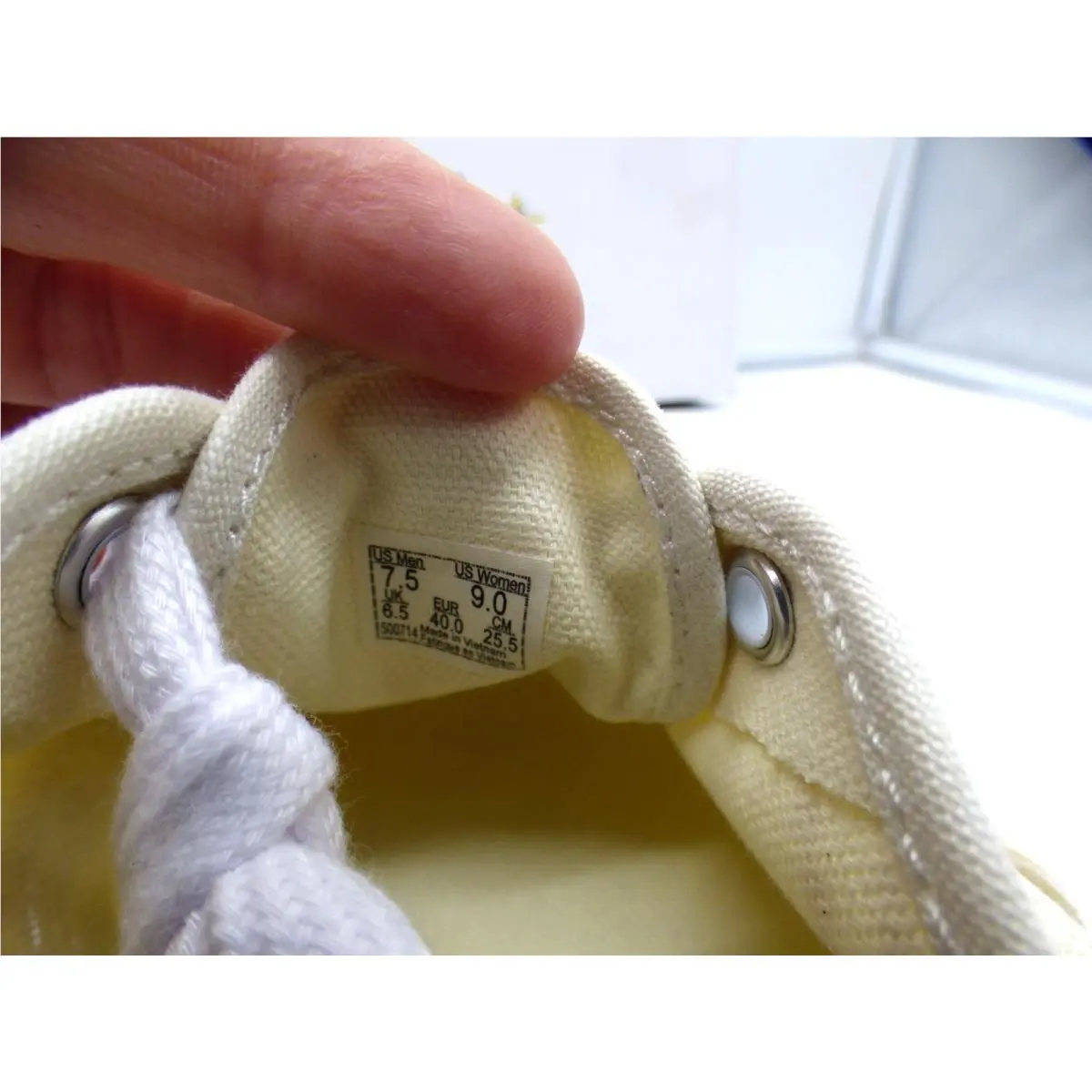 Vans shoes - Light Yellow/ multi (UPC: 196015449870) 5