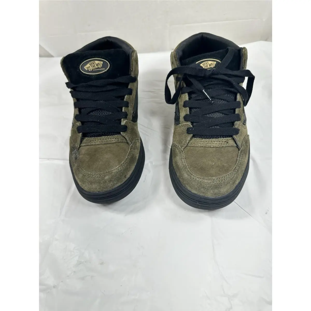 Zahba Mid X Beatrice Domond Skateboarding Shoes Men`s Size 7.5 Dark Olive by Vans