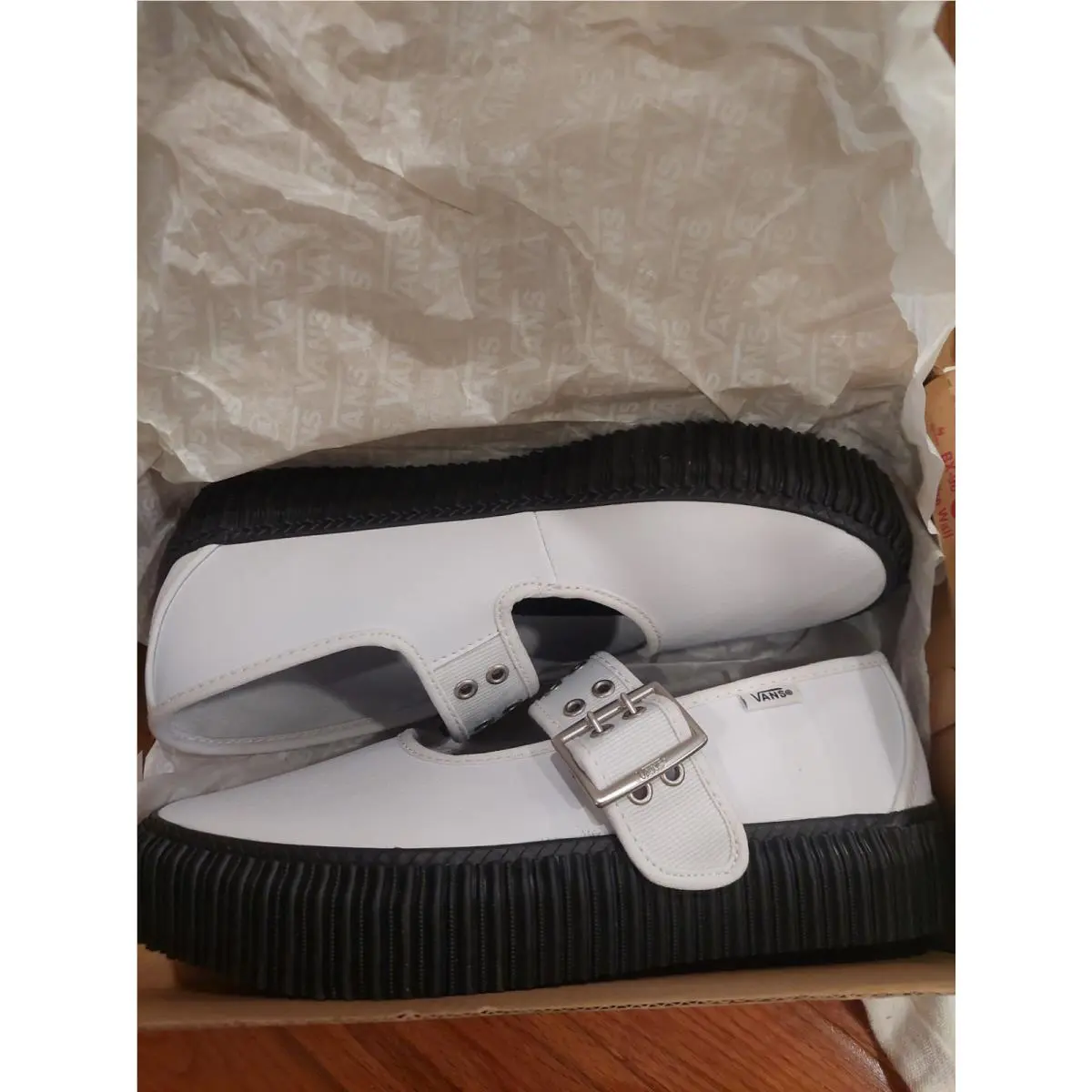 Vans shoes - VANS Mary - Mary - Grunge Ballet White/Black 4