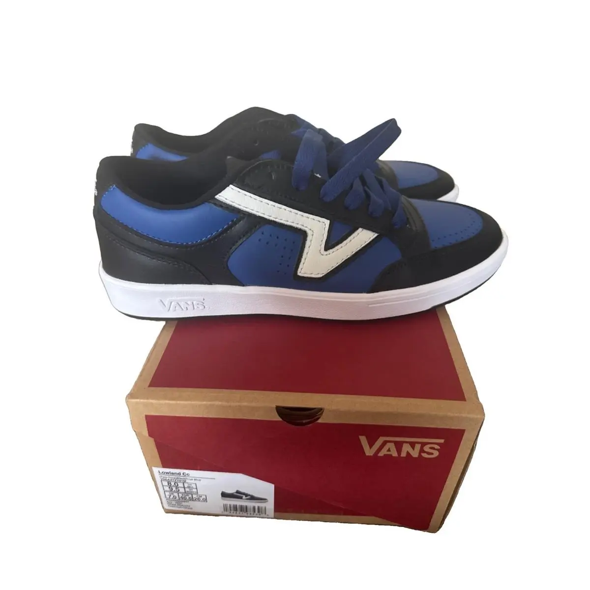 Vans Lowland CC Two Tone - Black True Blue Men’s Size 8