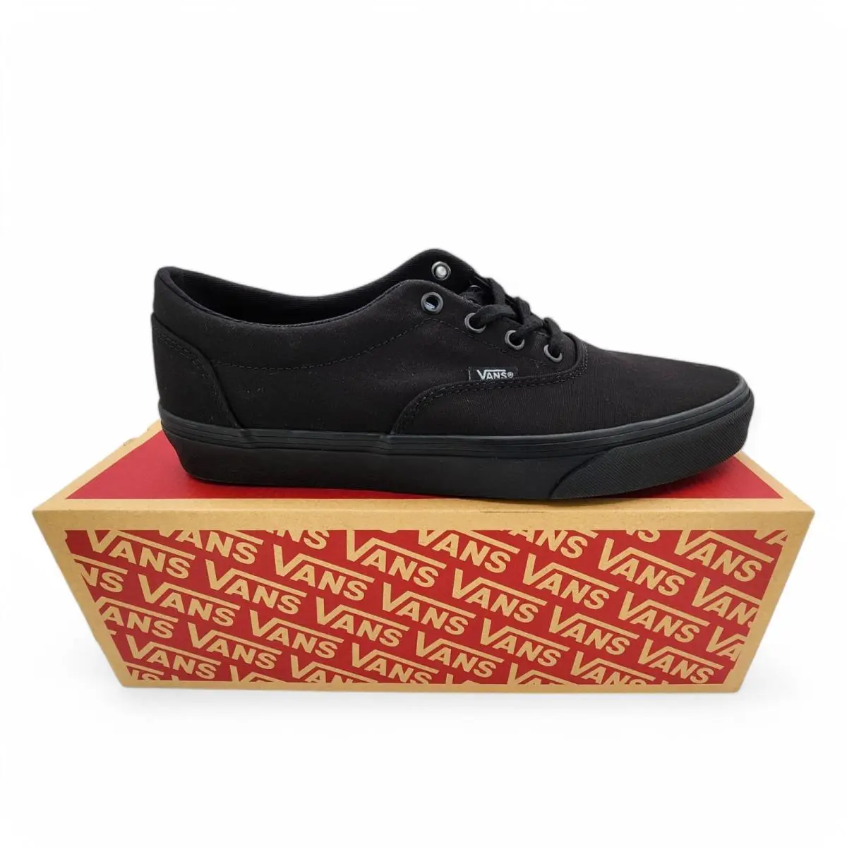 Vans Doheny Sneakers Womens Sz 11 Canvas Black/black Streetwear Shoes w/ Box