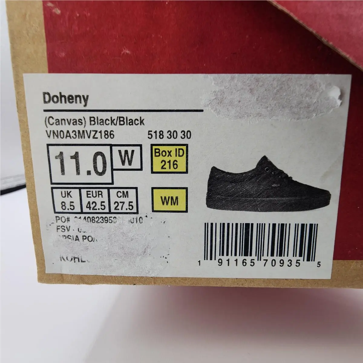 Vans shoes - VANS Doheny - Doheny - VN0A3MVZ186 - Black 2