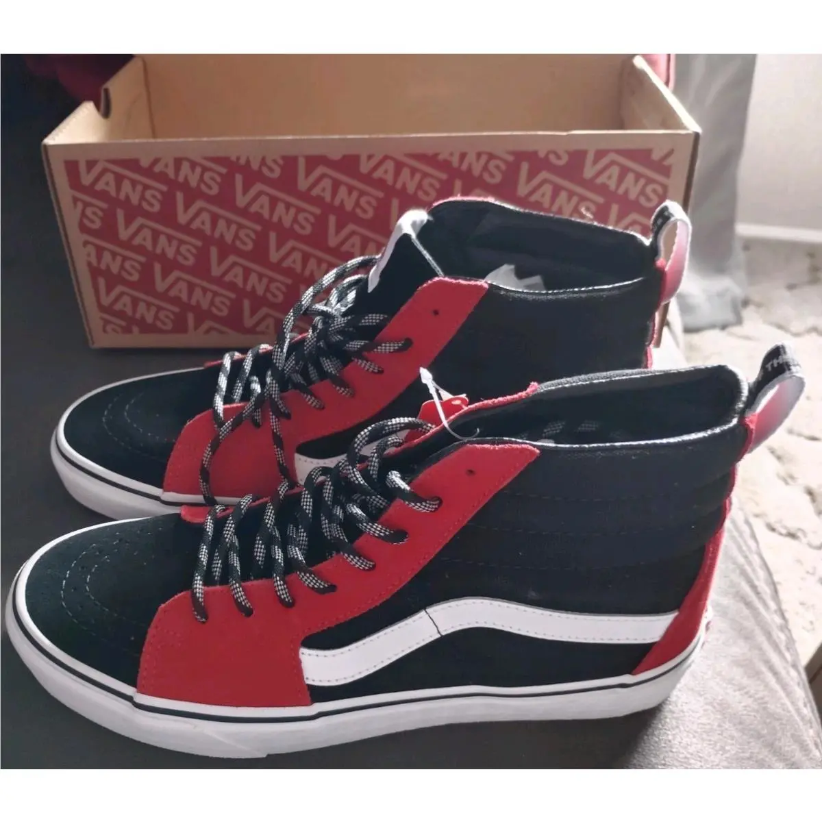 Vans shoes - VANS Off The Wall - Off The Wall - high tops - black/red/white 0