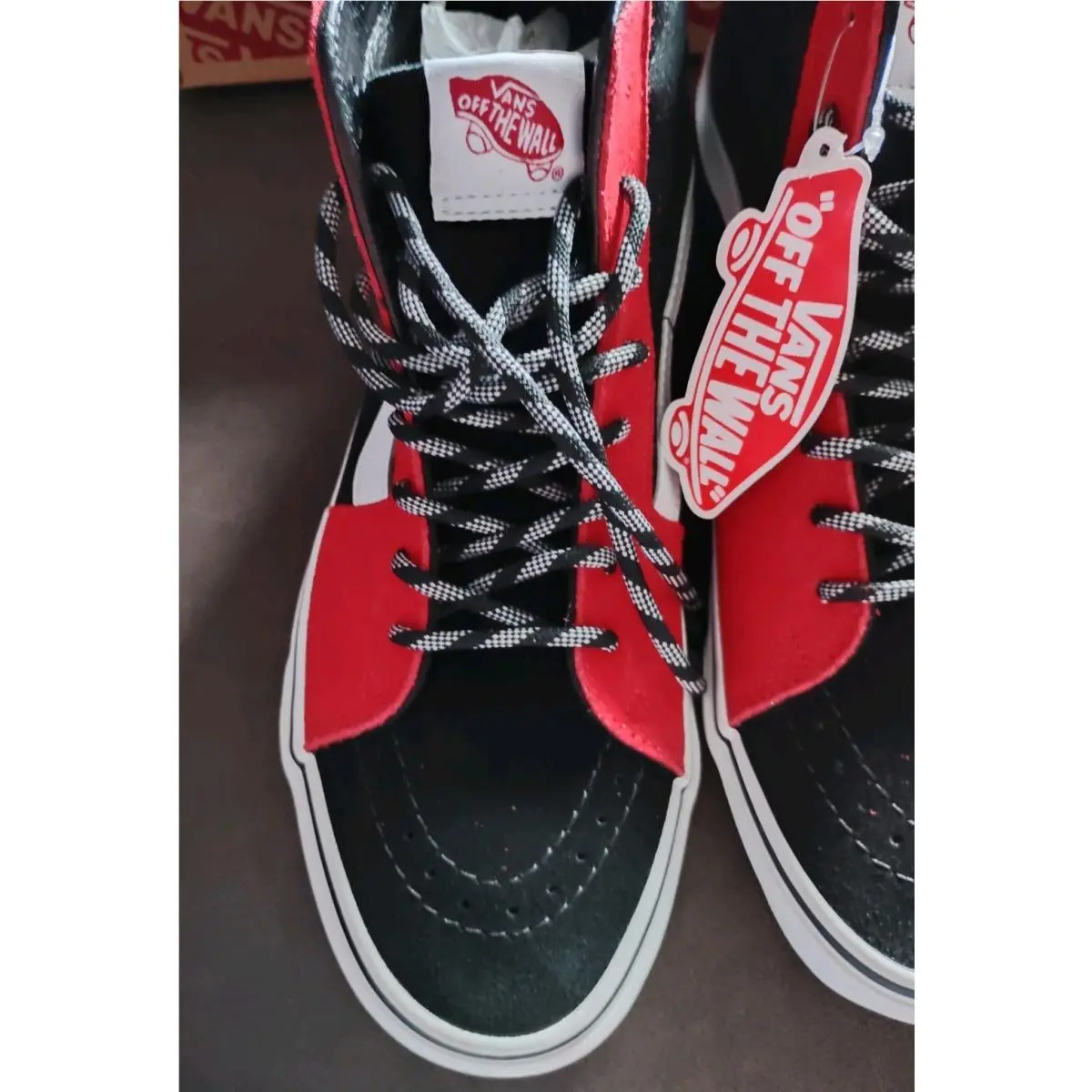 Vans shoes - VANS Off The Wall - Off The Wall - high tops - black/red/white 1