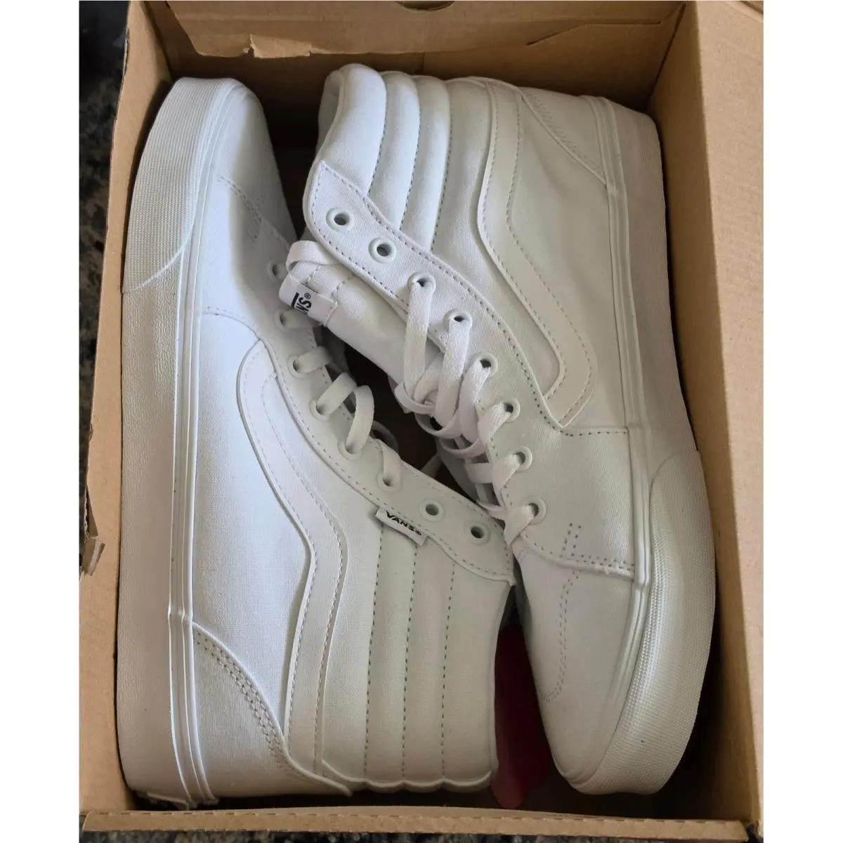 Vans shoes - VANS Sk8-Hi - White 4