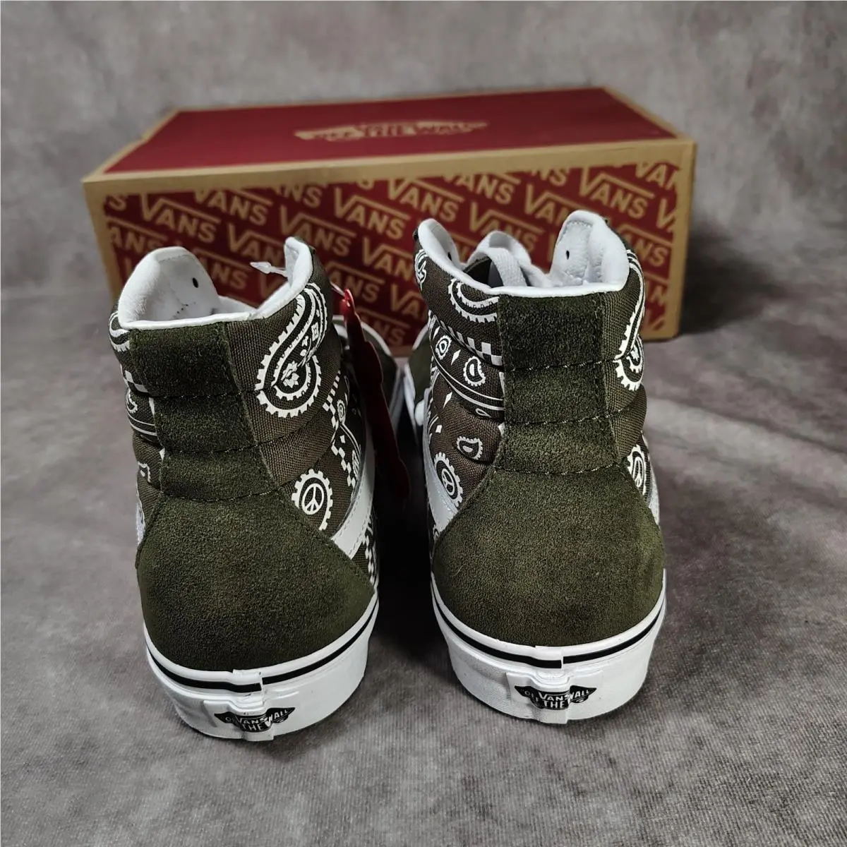 Vans shoes - VANS Sk8-Hi - Green 1