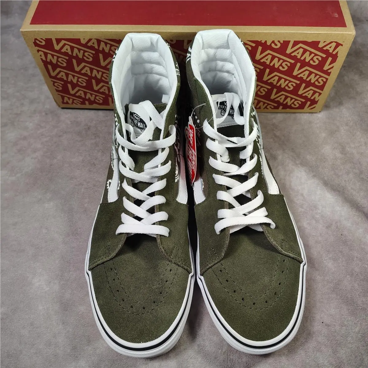 Vans shoes - VANS Sk8-Hi - Green 3