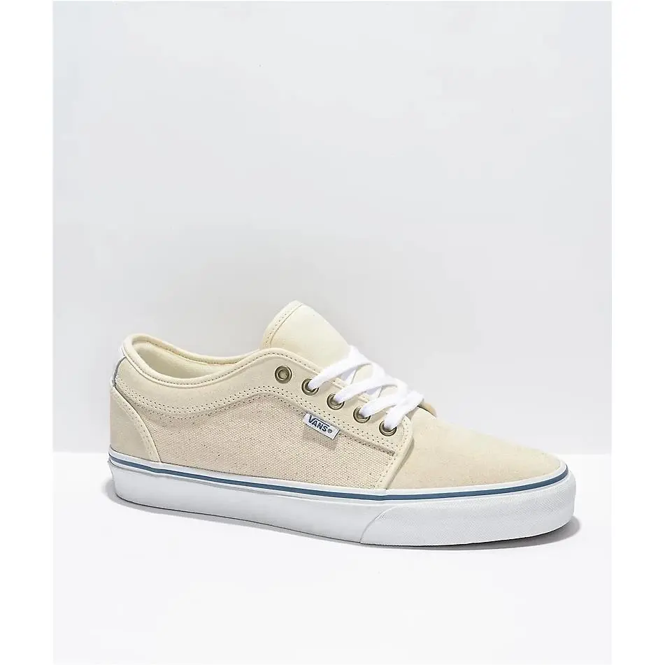 Men Chukka Low Off-white Canvas Skate Shoes in Chattanooga Size 13 by Vans