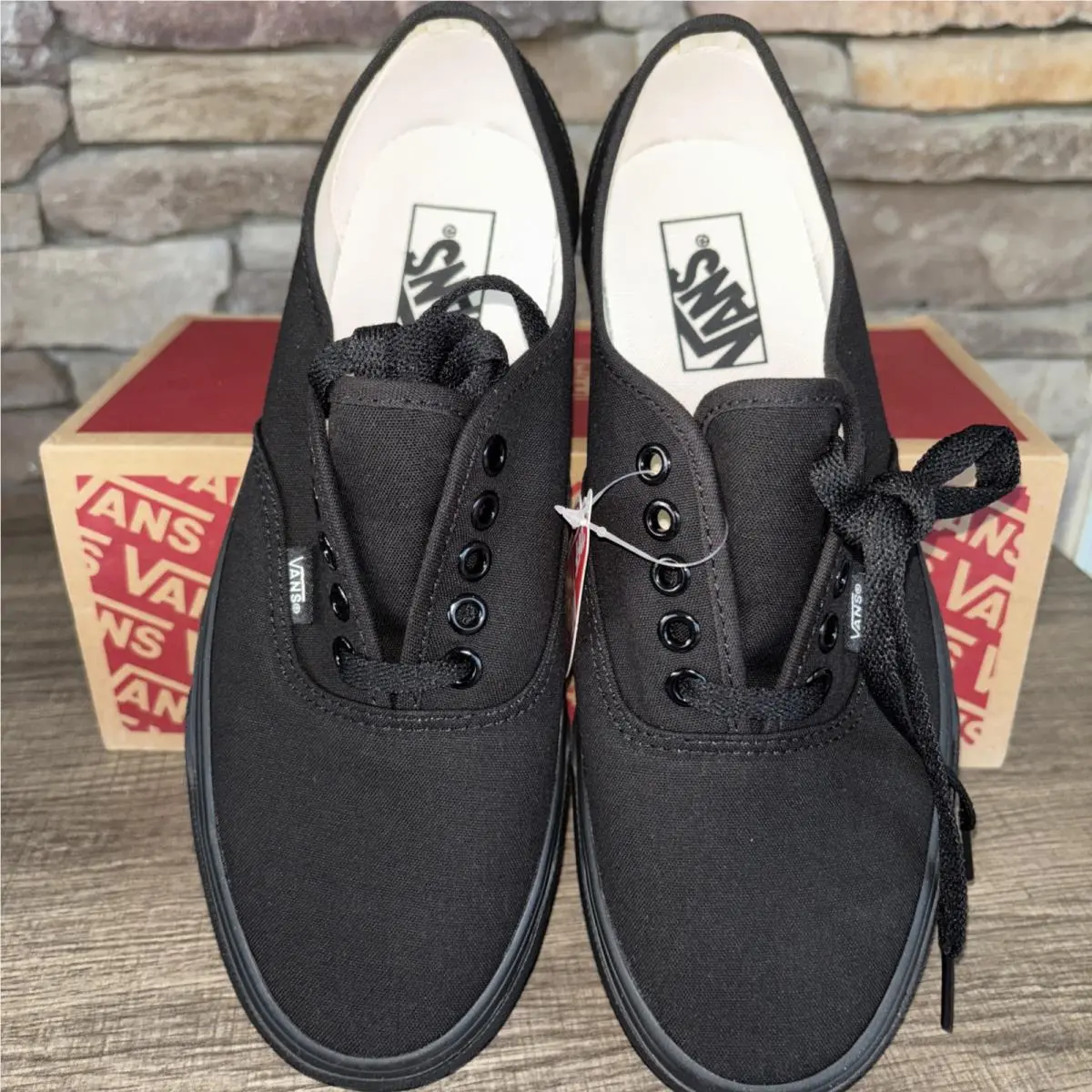 Vans shoes - VANS UA Authentic - Authentic - VN000EE3BKA1 - Black 6