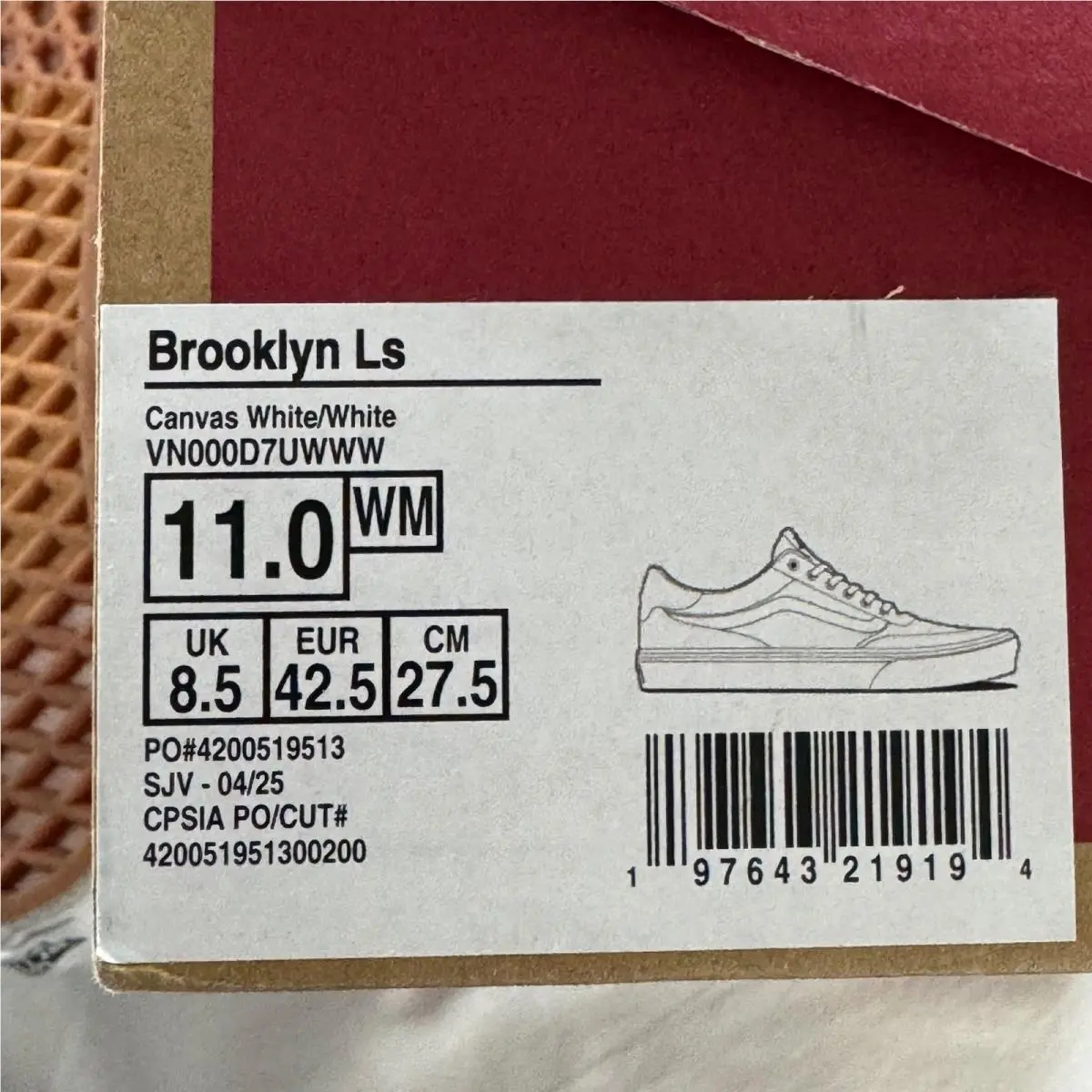 Vans shoes - Brooklyn Ls - Brooklyn - White 7