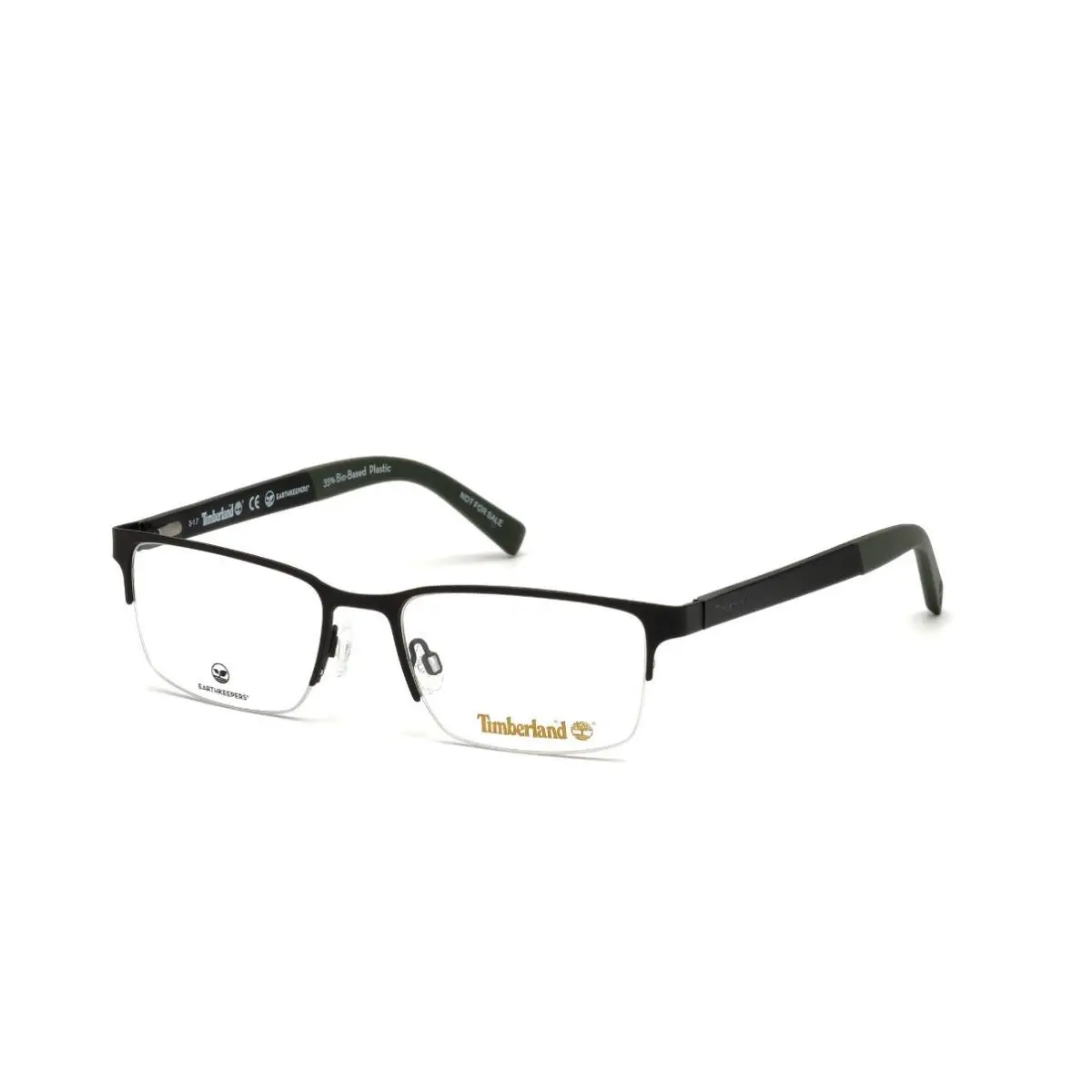 Timberland TB1585 097 Metal Matte Dark Green 54 mm Men`s Eyeglasses