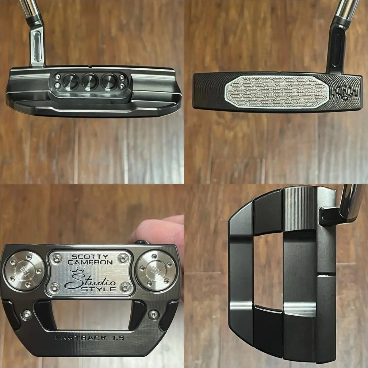 Scotty Cameron Studio Style Fastback 1.5 Putter - - Xtreme Dark Finish - 34