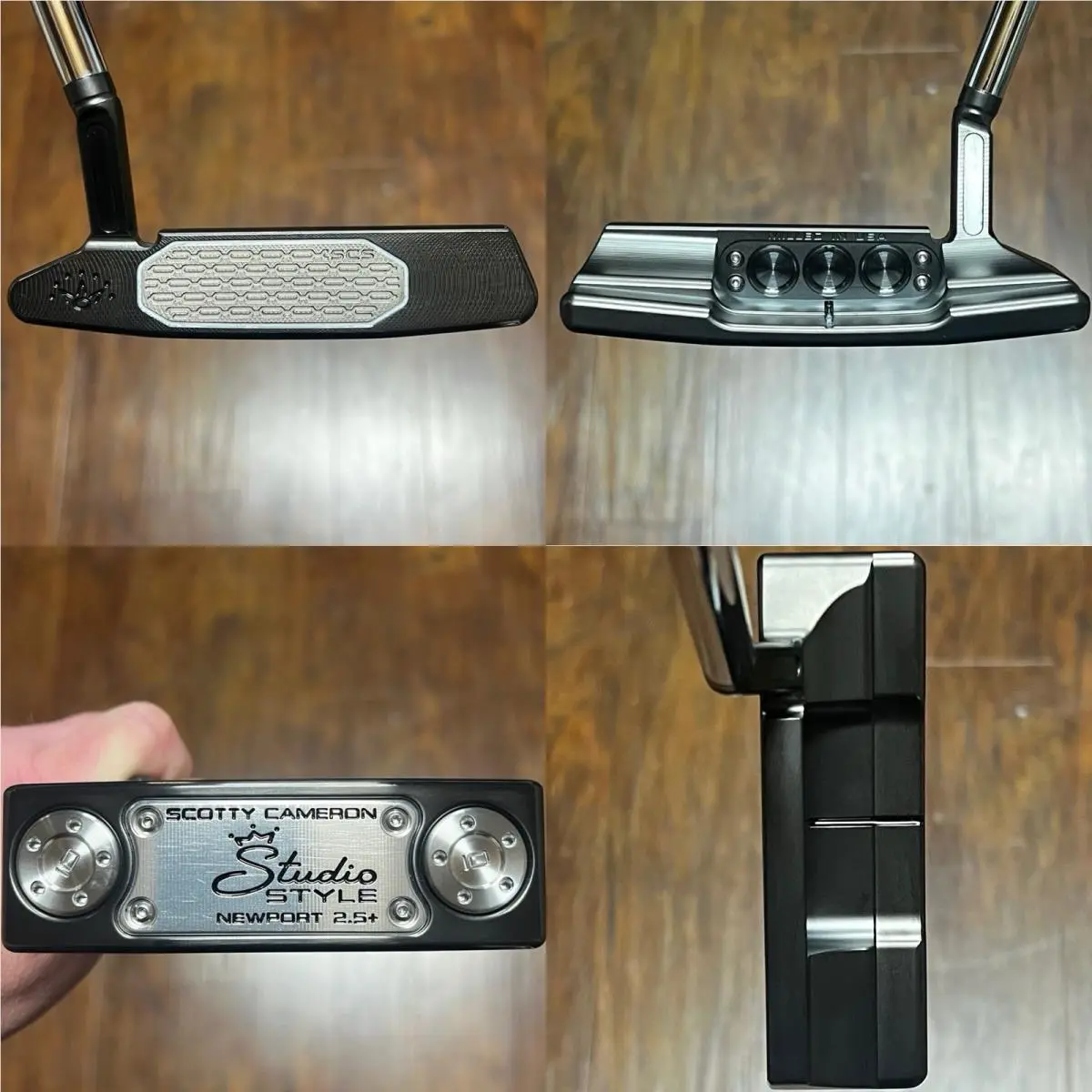 Scotty Cameron Studio Style Port 2.5 Plus Putter - LH - - Xtreme Dark -35