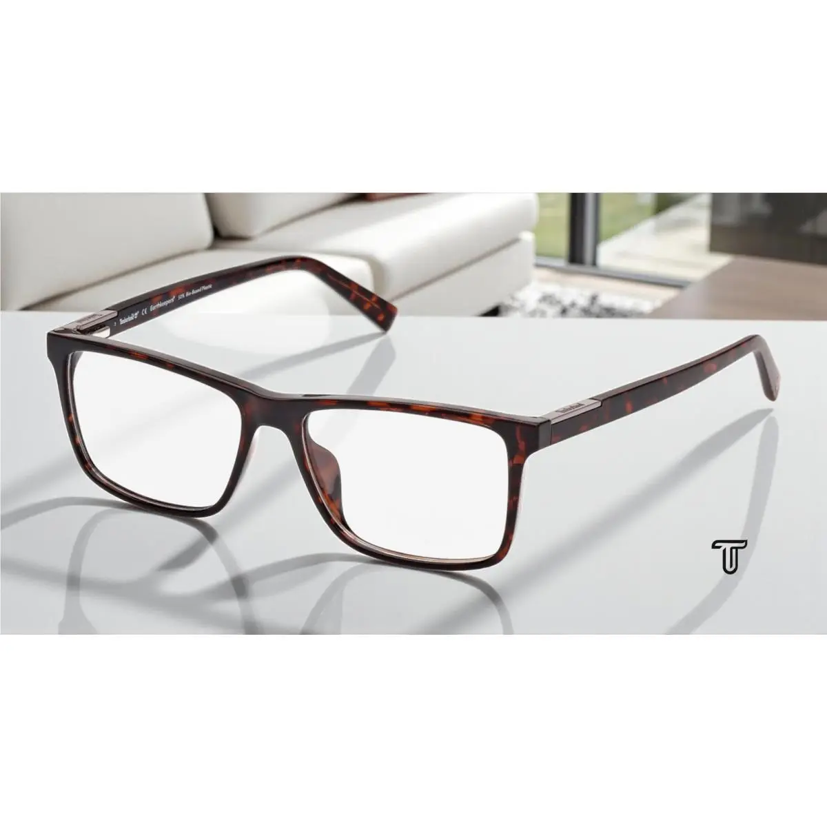 Timberland TB1759 H 052 Dark Havana Demo Lens 56 mm Men`s Eyeglasses
